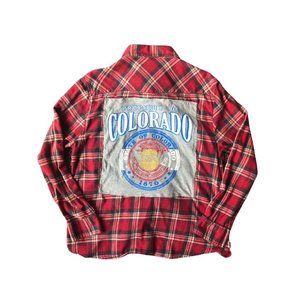 Jachs Girlfriend Flannel / T-shirt Hybrid - Large